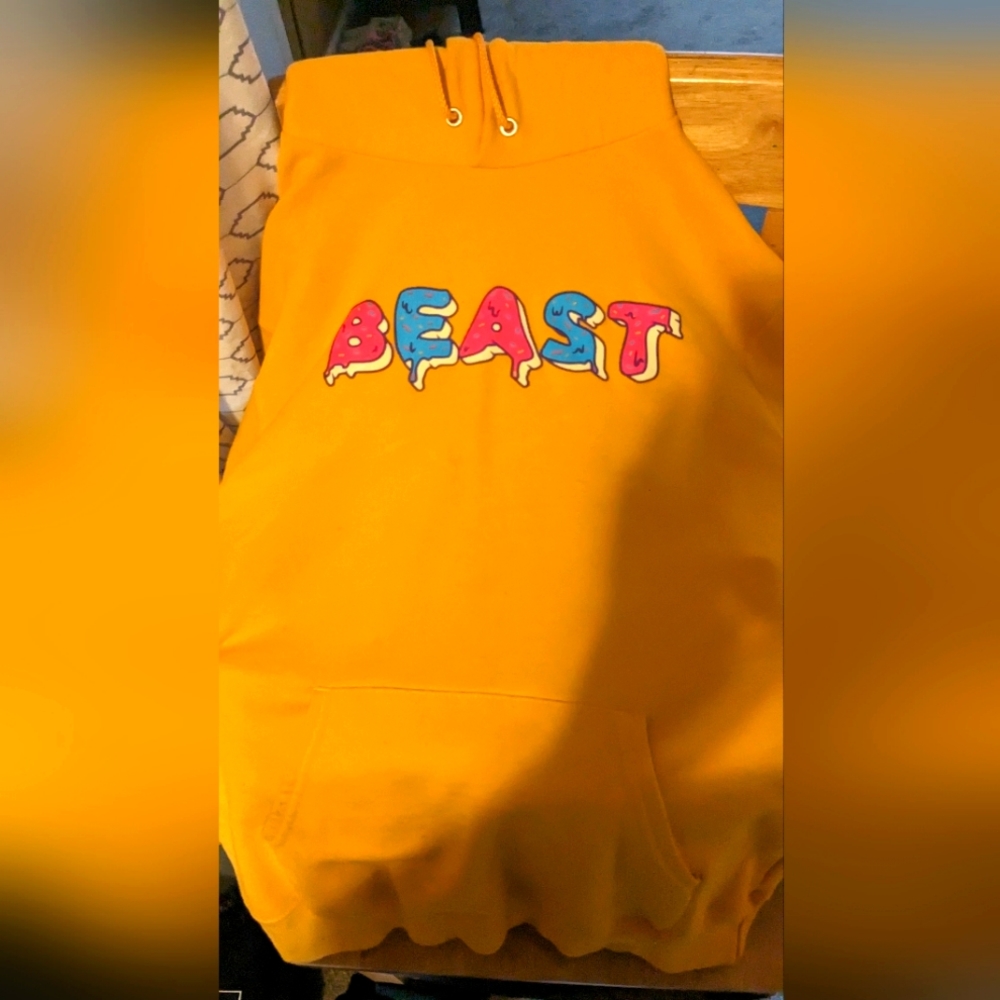 Mr beast yellow desert hoodie